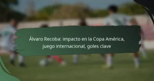 Álvaro Recoba: impacto en la Copa América, juego internacional, goles clave